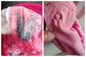 Trik mukena berjamur bintik hitam kembali bersih tanpa rusak warna, tanpa direndam air panas