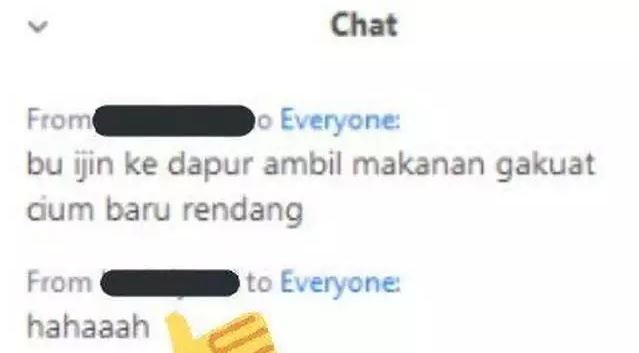11 Chat lucu saat Zoom Meeting ini bacanya bikin cekikikan, kelakuannya receh abis