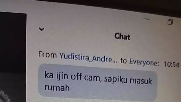 11 Chat lucu saat Zoom Meeting ini bacanya bikin cekikikan, kelakuannya receh abis