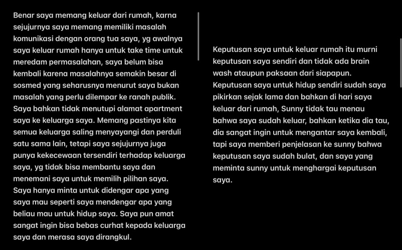 Lama bungkam pasca dituding kabur dari rumah demi pacar, Ratu Sofya beberkan masalah keluarganya