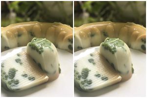 Resep puding cendol gula merah, dessert tradisional dengan sentuhan modern yang bikin nagih
