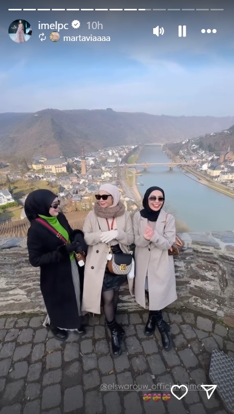 Imel Putri asyik liburan ke Eropa, 9 penampilannnya pakai rok mini malah dikritik tak pantas