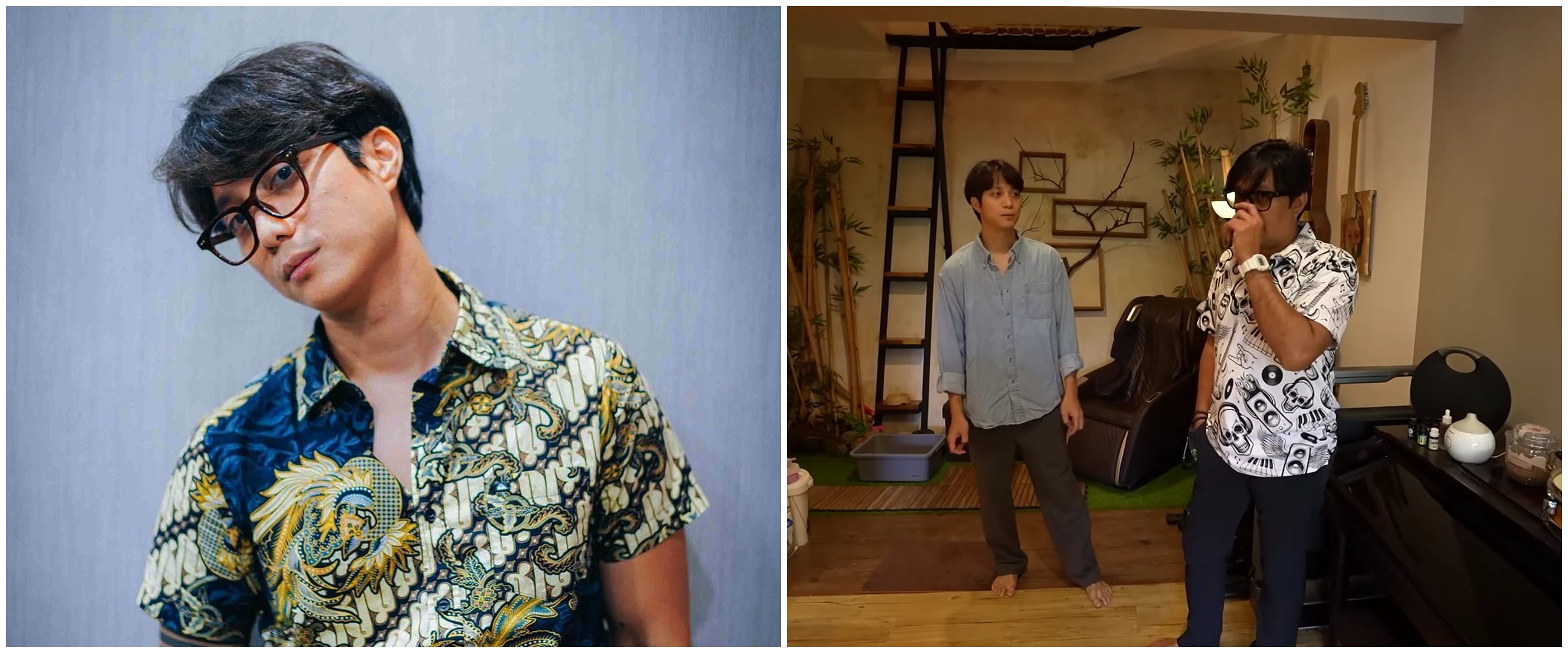 Desainnya ala Jepang, 9 potret kamar Dikta nyambung dengan plafon hammock ini asik buat nyantai