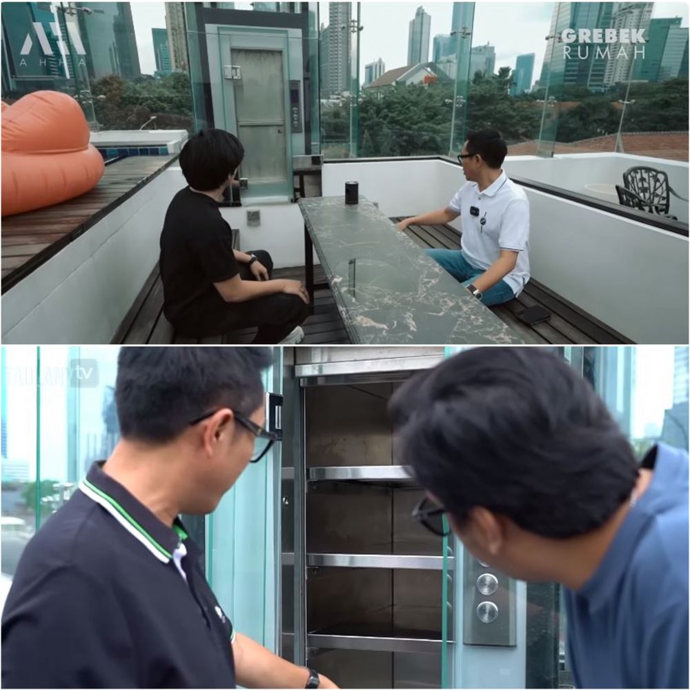 Huniannya ditaksir capai Rp 150 M, intip 9 rooftop Eko Patrio yang dilengkapi lift khusus makanan