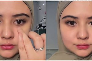 Jangan langsung diberi concealer, ini trik menutup mata panda agar tak abu-abu pakai 1 produk makeup
