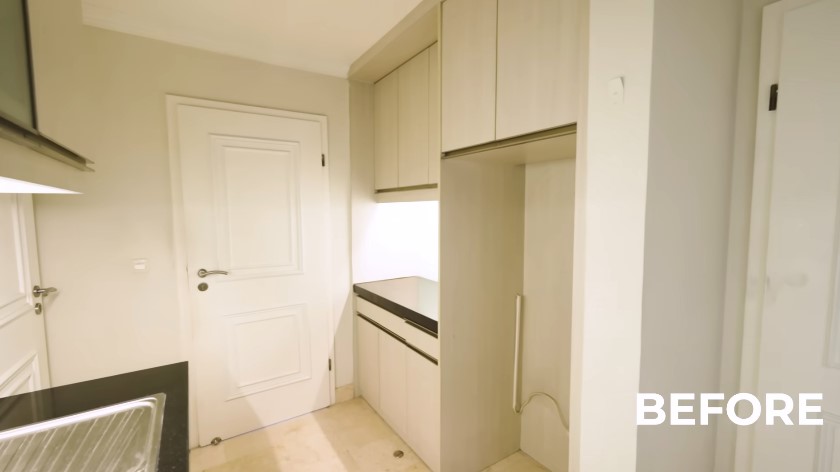 Punya penthouse dekat mall, 9 potret dapur minimalis Arief Muhammad ini didesain semi privat