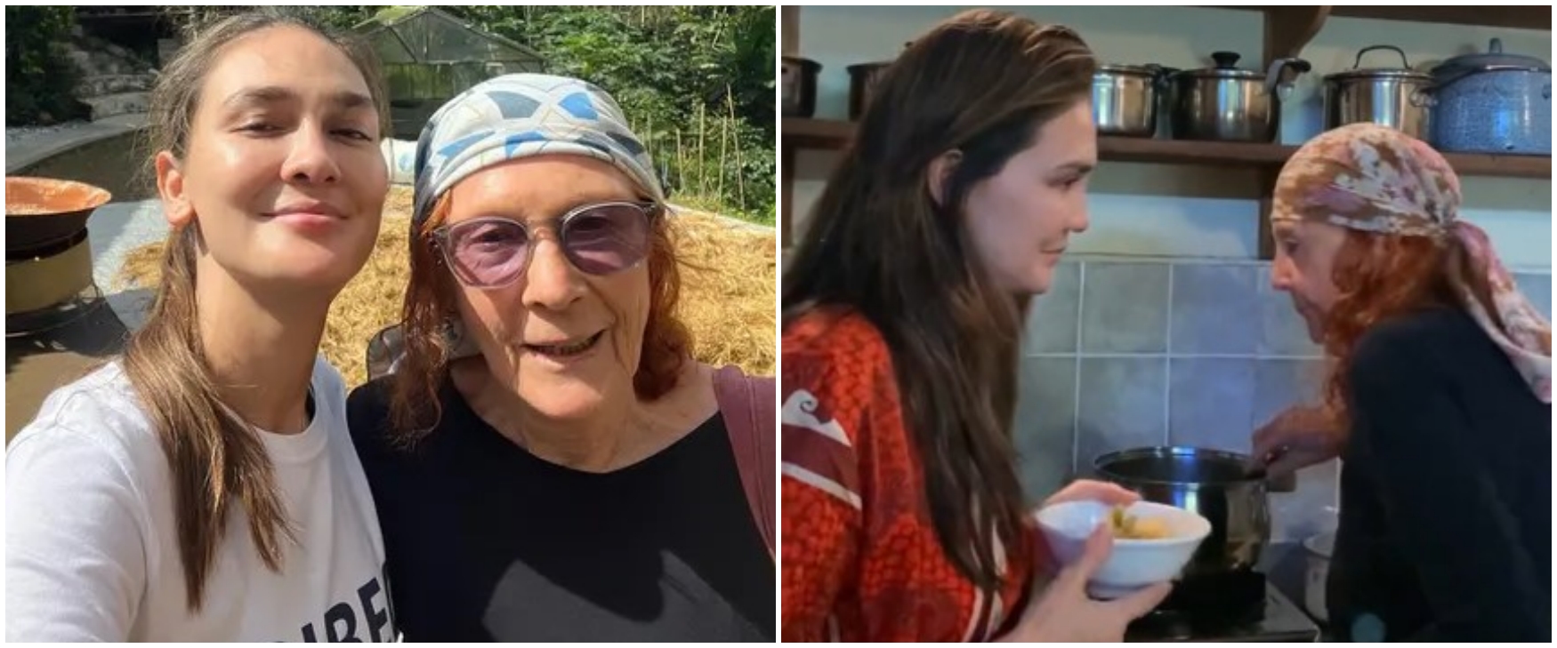 Sederhana tanpa kitchen set, intip 9 potret dapur ibunda Luna Maya di Bali dikelilingi sawah