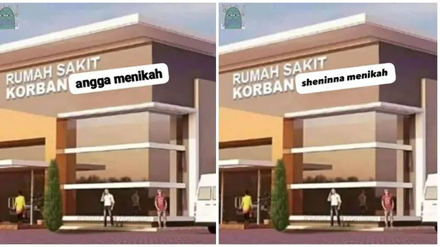 6 Potret kocak meme pernikahan Angga Yunanda dan Shenina Cinnamon, netizen syok
