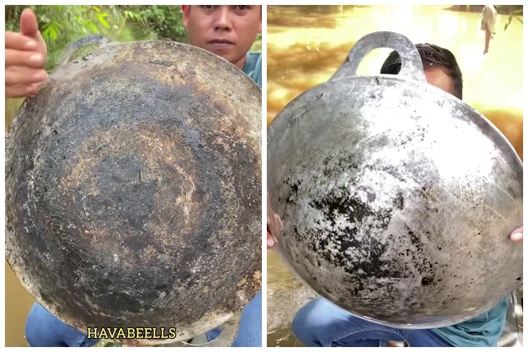 Trik atasi kerak tebal di pantat wajan agar bersih bak baru tanpa digosok sitrun, pakai 3 bahan dapur