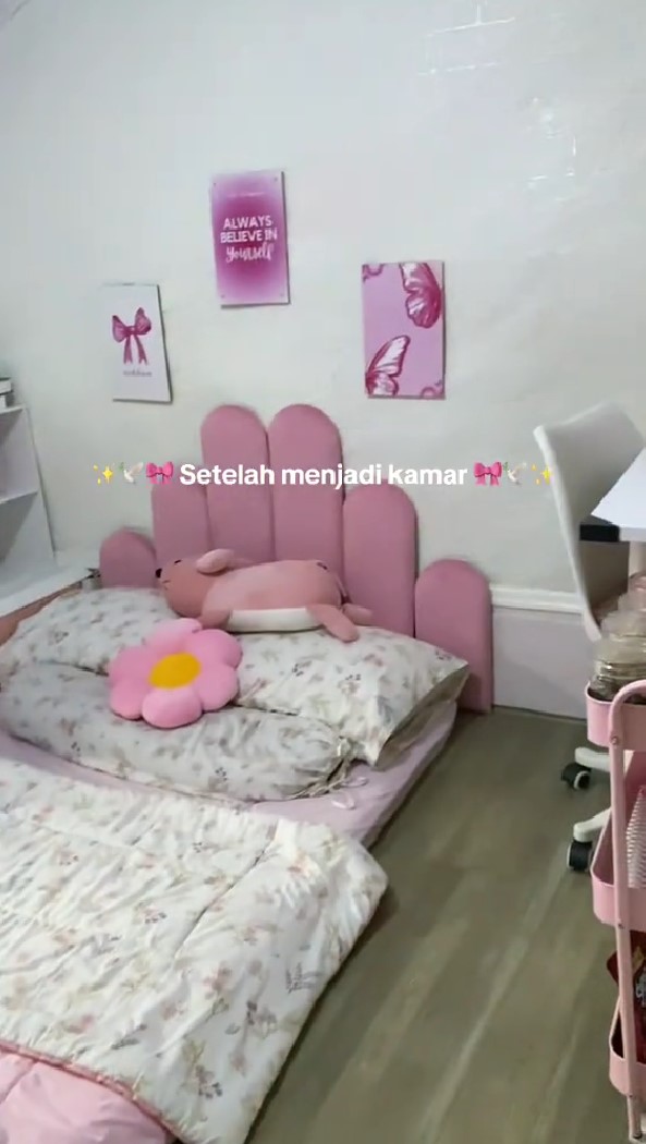 Wanita ini bikin kamar tidur estetik di atap rumah, 9 potretnya malah bikin netizen merinding