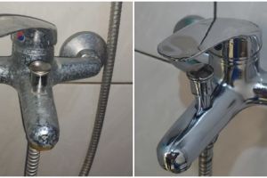 Trik jitu menghilangkan kerak membandel kran kamar mandi, kembali bersih cuma pakai 2 bahan dapur