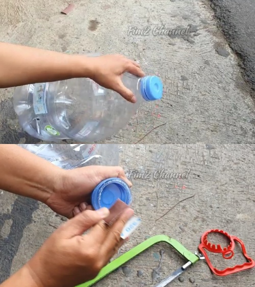 Cara unik pria sulap botol galon bekas jadi pengunci pintu lemari ini kreatifnya bikin melongo