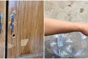 Cara unik pria sulap botol galon bekas jadi pengunci pintu lemari ini kreatifnya bikin melongo