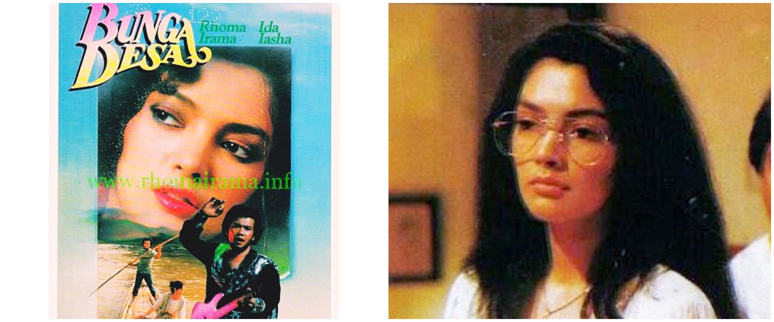 Kekasih Rhoma Irama di Bunga Desa dulu primadona kini 'menghilang', 11 potret dulu dan kini Ida Iasha
