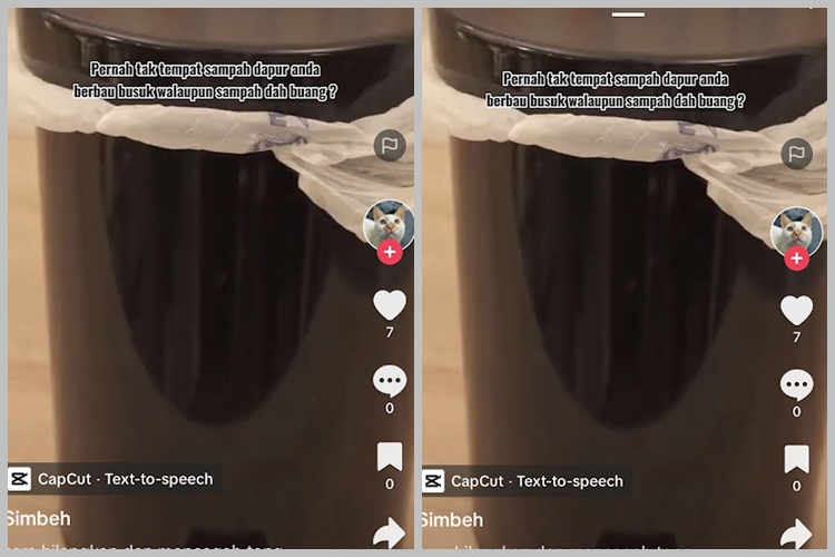 Trik ampuh menghilangkan bau busuk di keranjang sampah dapur, cepat cuma dengan 1 bahan makanan