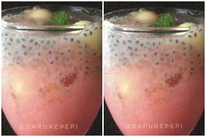Resep es blewah Yakult cocopandan yang menyegarkan untuk buka puasa