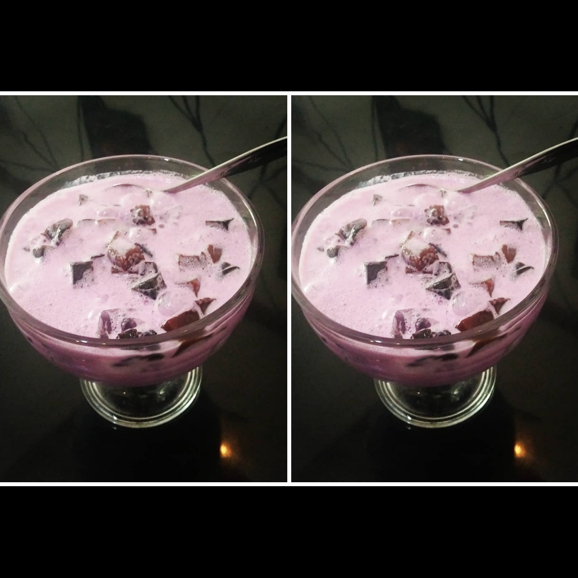 Resep es cincau taro latte, kesegaran unik untuk berbuka puasa