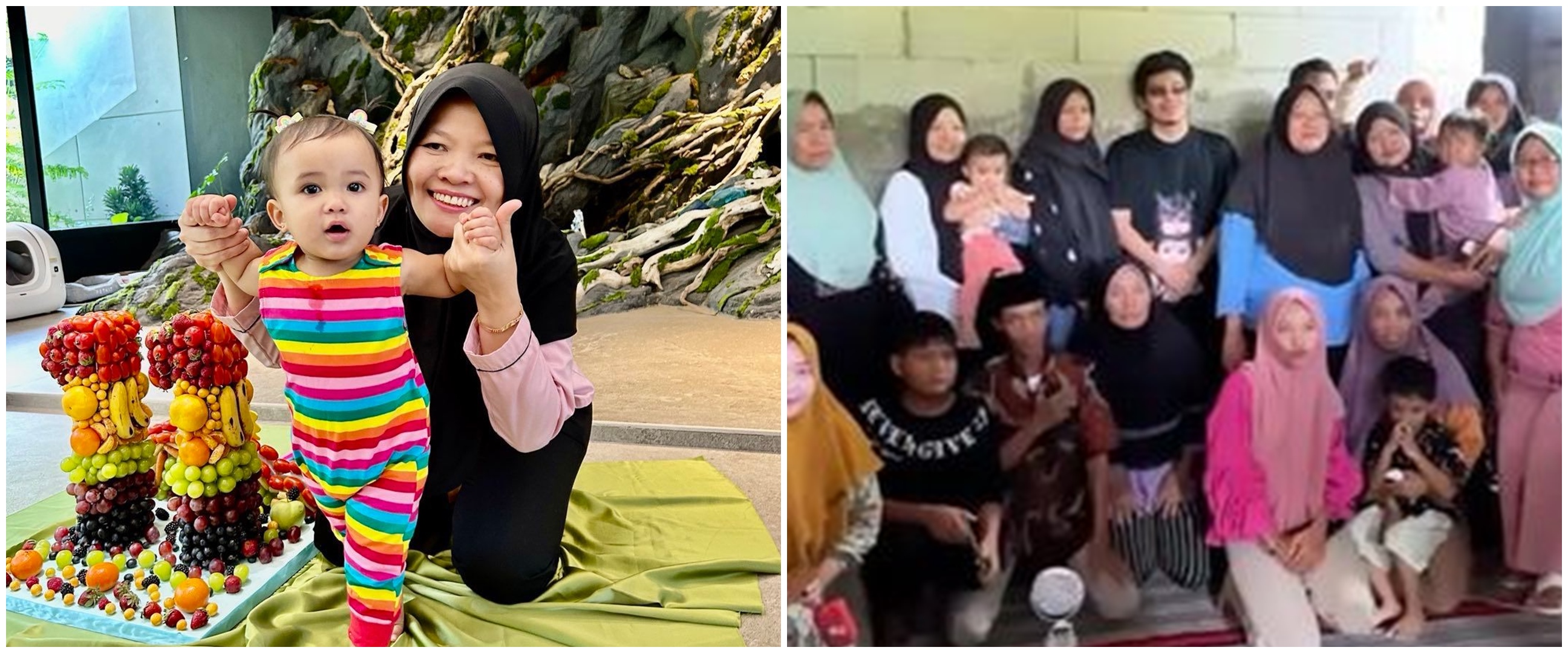 7 Potret rumah suster Azura anak Atta Halilintar di desa, lantai tanpa keramik berdinding batako