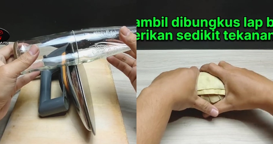 Cara mudah memotong botol sirup bekas tanpa dibakar agar rapi dan bisa dijadikan gelas estetik