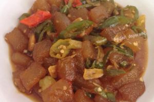 Resep tumis kikil cabai hijau, menu sahur gurih pedas yang mudah dibuat