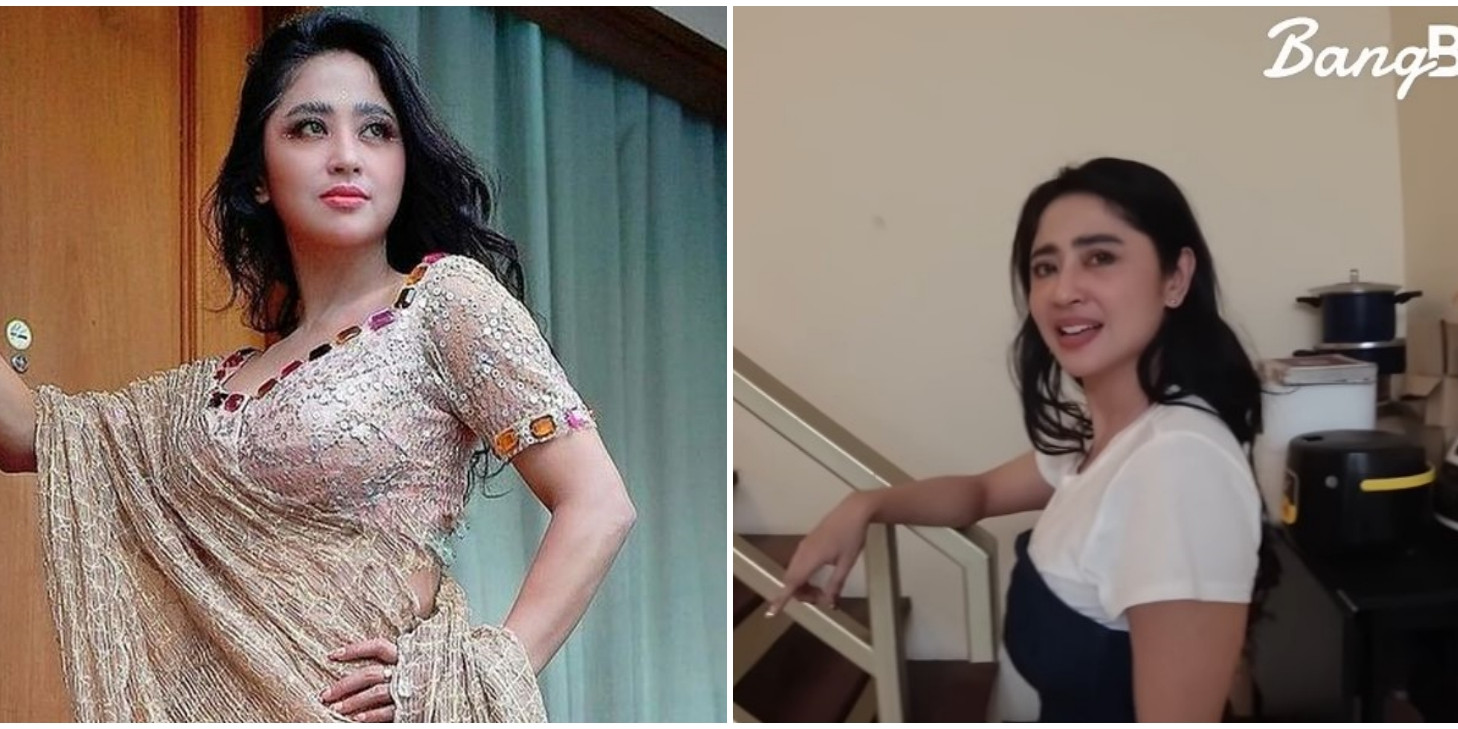 Dewi Perssik punya rumah megah ditaksir Rp 30 M, 9 potret dapur khusus ART-nya segaris tempat jemuran