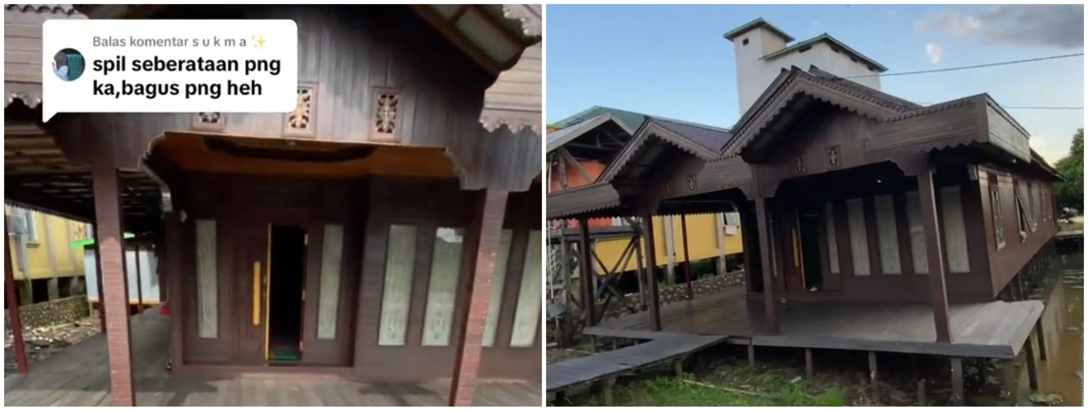 Dari luar tampak sederhana, 9 potret rumah panggung di tengah empang ini dalamnya di luar dugaan