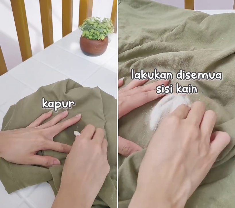 Trik hilangkan noda minyak goreng yang sulit dicuci pada pakaian, cuma pakai 2 bahan sederhana