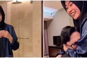 Penantian selama tiga tahun, ini 9 momen haru Danang DA saat mengetahui sang istri hamil anak pertama