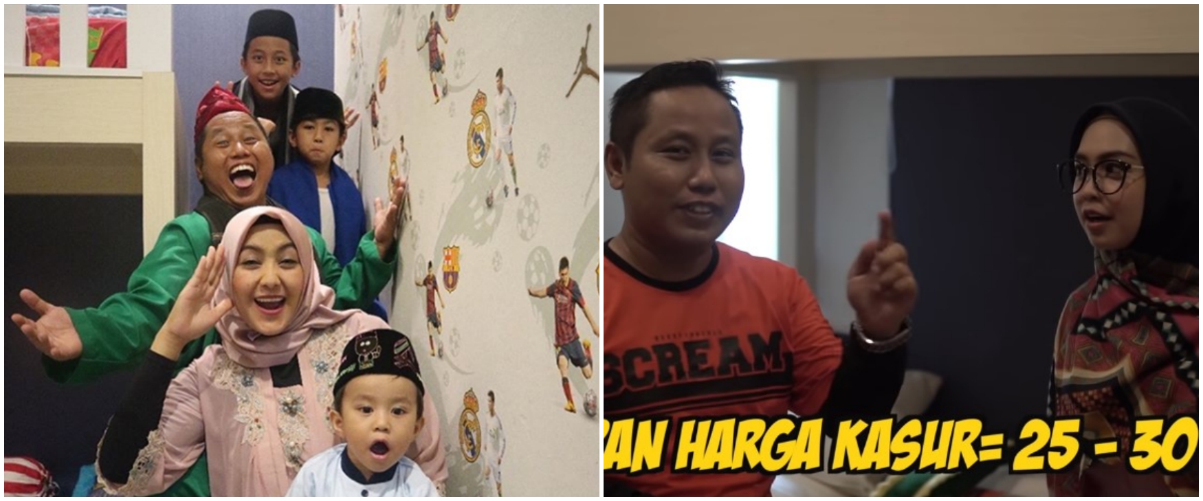 Kasur tingkatnya seharga Rp 25 juta, begini 9 potret kamar anak Narji yang compact