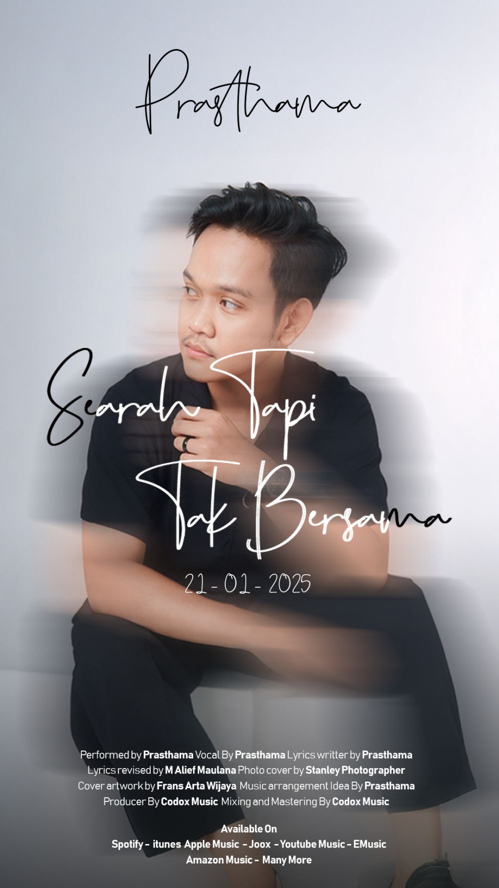 Prasthama rilis single perdana “Searah Tapi Tak Bersama”, ungkapan rasa sayang yang tak bisa bersama
