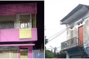 Nyelenehnya bikin ngeri, 11 potret kocak desain pintu rumah di lantai dua ini membingungkan