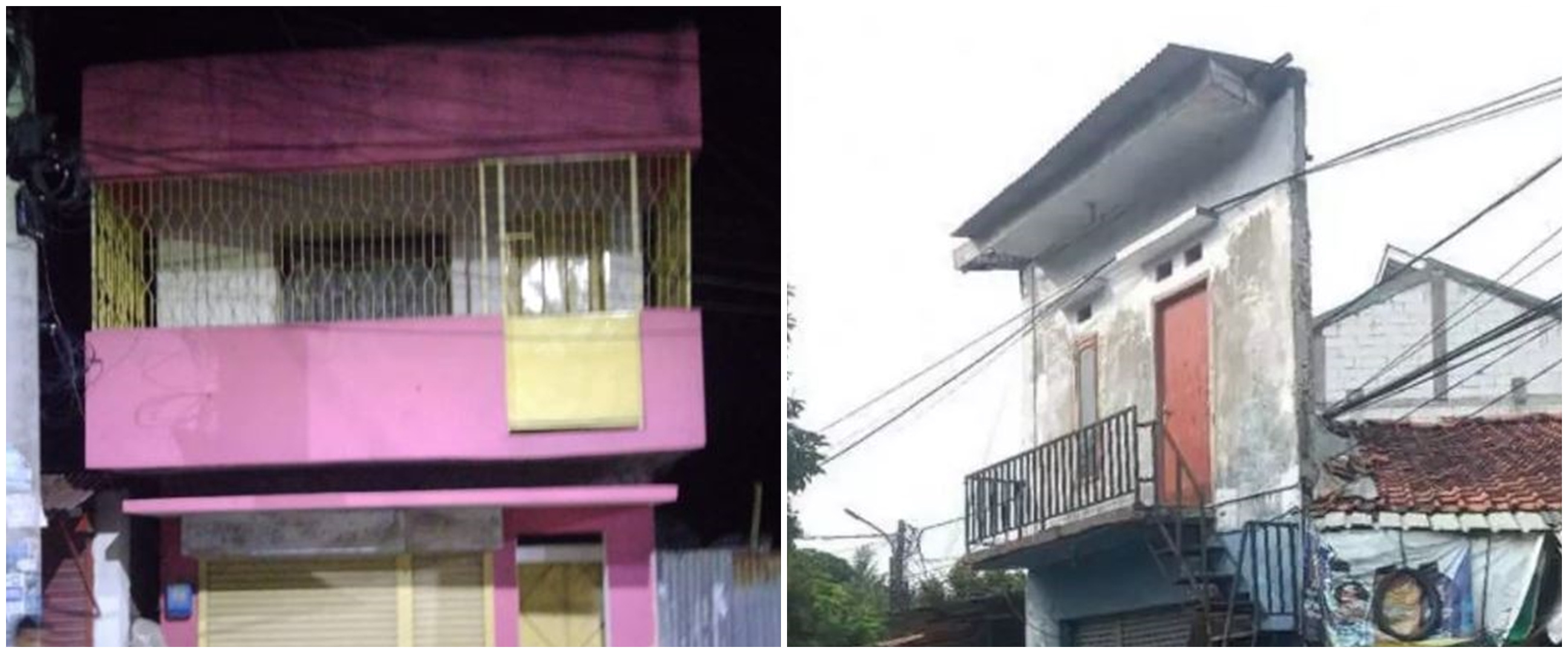 Nyelenehnya bikin ngeri, 11 potret kocak desain pintu rumah di lantai dua ini membingungkan