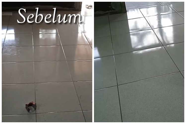 Trik emak-emak mengepel lantai ini bikin kesat tanpa disiram air panas, cuma tambah 1 bahan dapur