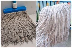 Trik simpel agar kain pel dekil buluk jadi putih bersih dan tak bikin jijik, cuma tambah 2 bahan masak