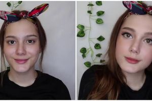Pakai bedak under Rp100 ribu, tutorial makeup natural ala Yasmine Ow ratakan warna kulit tanpa dempul