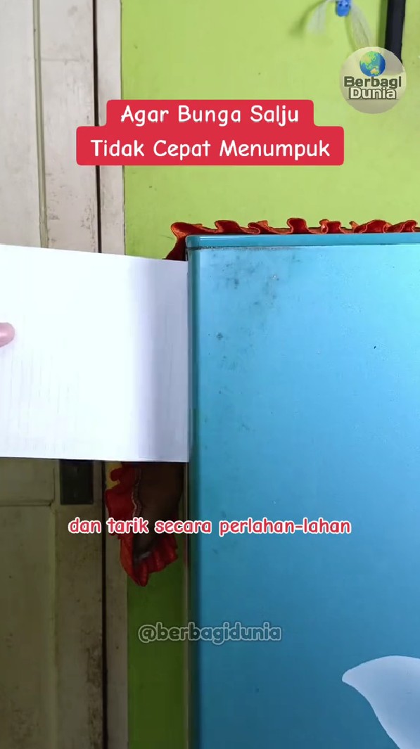 Trik mudah cegah bunga es menumpuk di freezer cuma pakai 1 alat sederhana, kulkas jadi tak cepat rusak