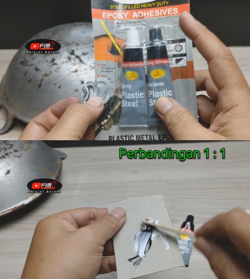 Trik menambal wajan bolong cuma pakai satu sampah minuman, bisa jadi solusi darurat tanpa keluar modal