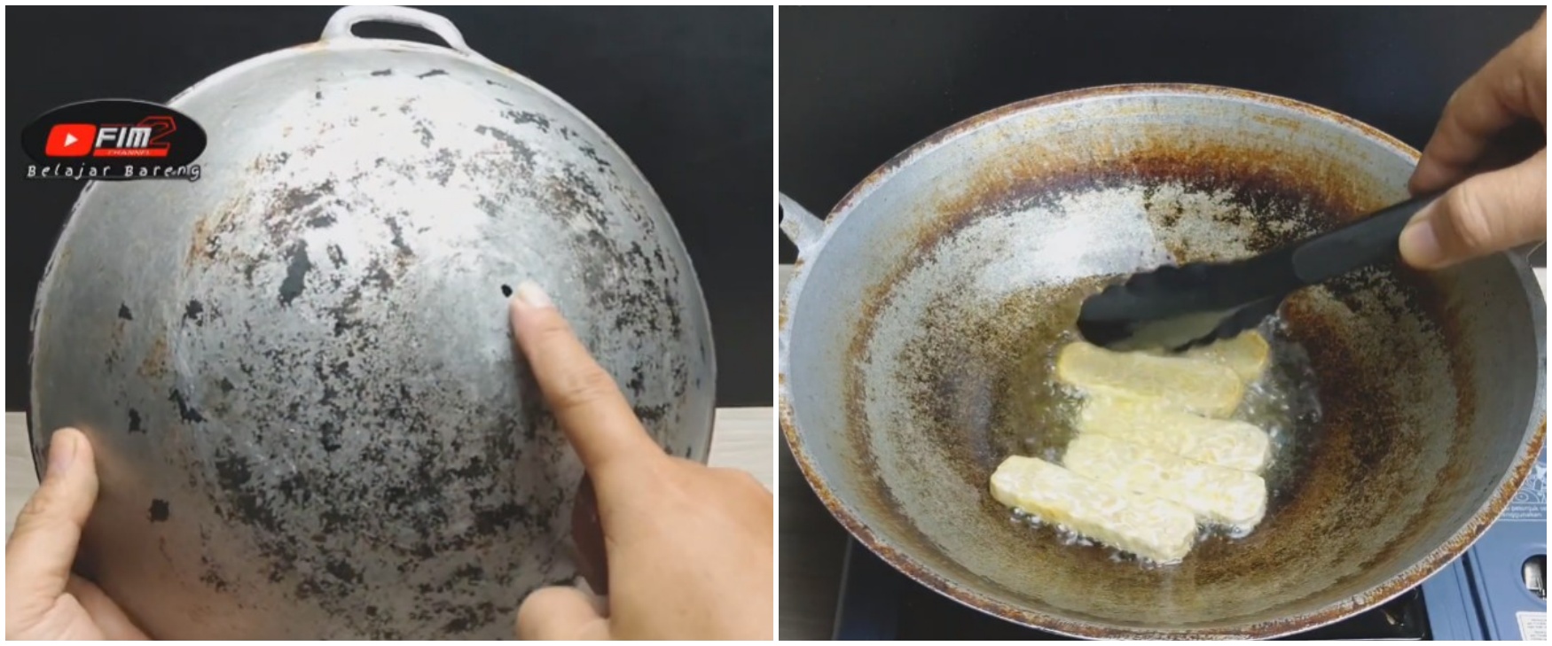 Trik menambal wajan bolong cuma pakai satu sampah minuman, bisa jadi solusi darurat tanpa keluar modal