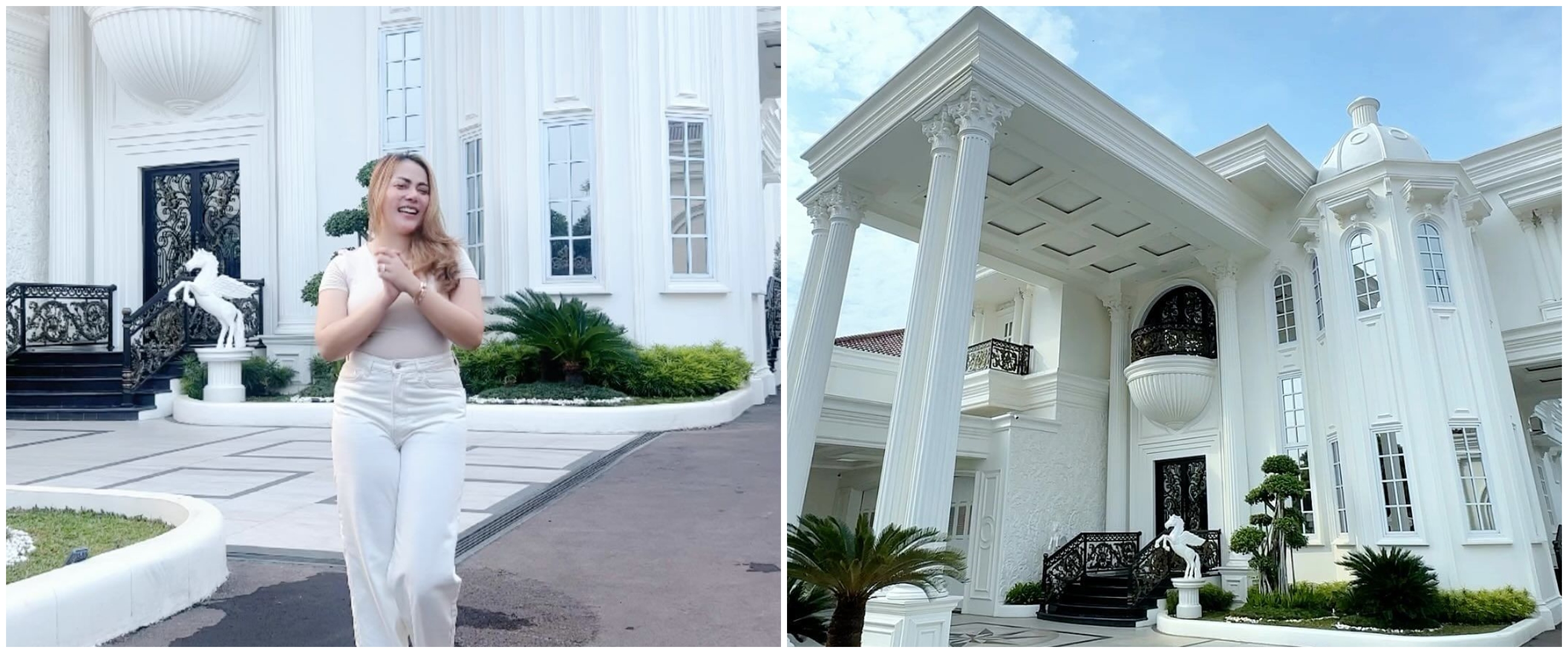 Hasil jual daster 4 tahun bisa bangun rumah bak istana, intip 9 potret hunian mewah Dini Nurdiyantini