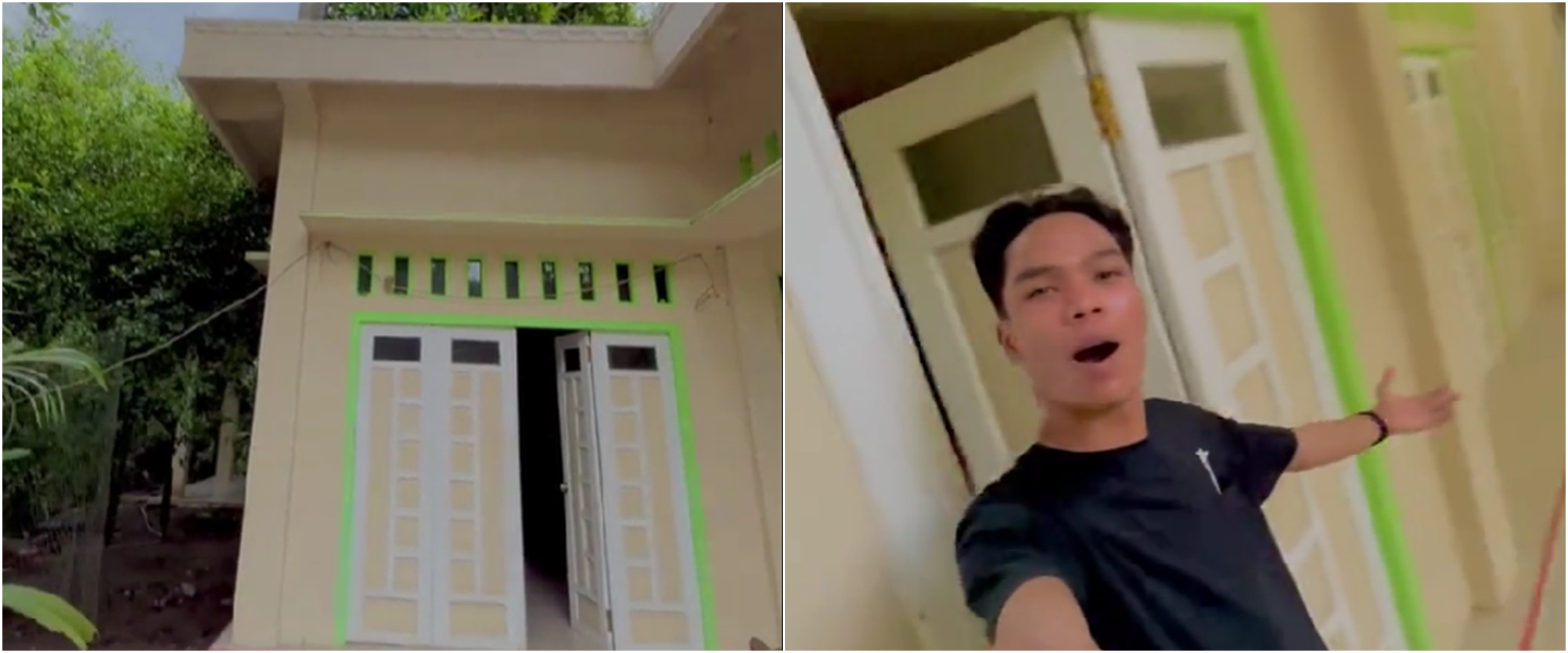 Rumah ini bagian dalamnya aneh ada pohon nangka hidup di ruang tamu, 9 potretnya bikin heran
