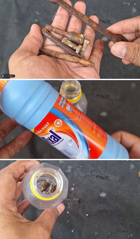 Trik ampuh menghilangkan karat pada obeng tanpa direndam air panas, cuma pakai 2 bahan dapur