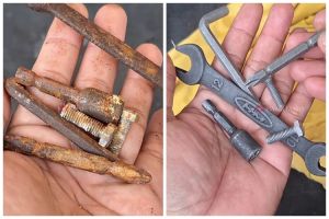 Trik ampuh menghilangkan karat pada obeng tanpa direndam air panas, cuma pakai 2 bahan dapur