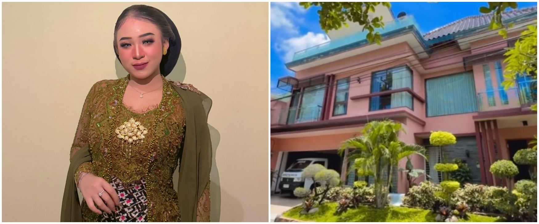 Jerih payah hasil nyinden sejak kecil, ini 11 potret rumah ke-5 Niken Salindry bak istana di pemukiman