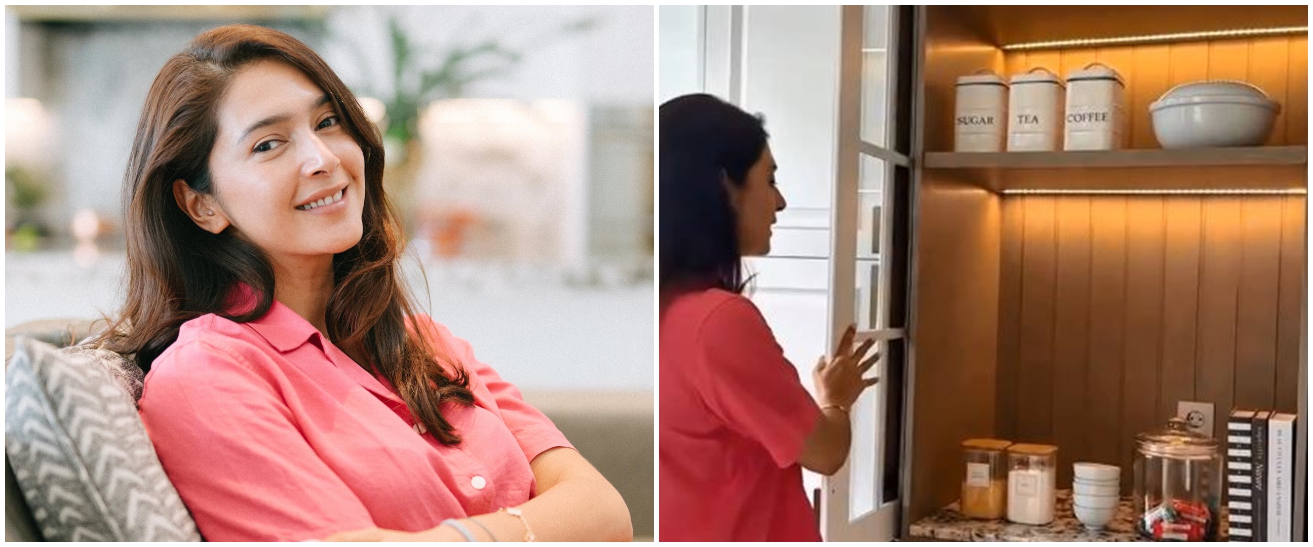 Rumah Nabila Syakieb megah ala American clasic, interior dapur bak resto bintang 5, ini 9 potretnya