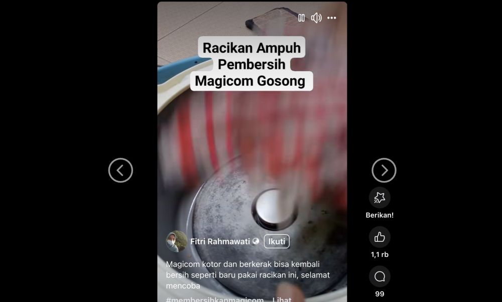 Cara efektif bersihkan magic com kotor dan berkerak agar tetap awet dan higienis pakai 1 bahan dapur