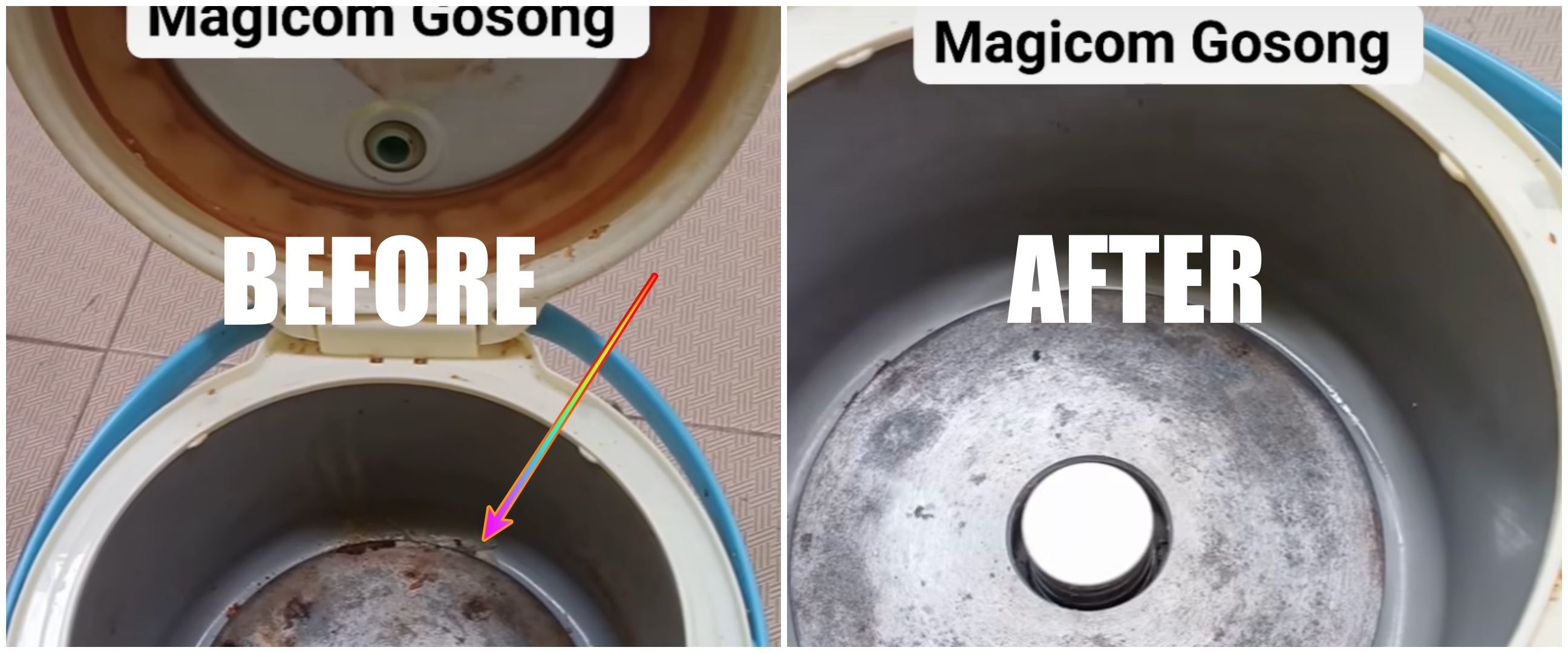 Cara efektif bersihkan magic com kotor dan berkerak agar tetap awet dan higienis pakai 1 bahan dapur