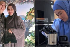 Dinikahi bos pilih huni kontrakan, 9 potret dapur Fanny Kondoh istri Papa Udon ini penuh furnitur kayu