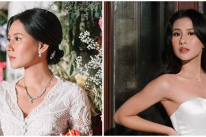 7 Potret gaya makeup Shenina Cinnamon dari lamaran hingga resepsi, fresh natural hingga soft glam