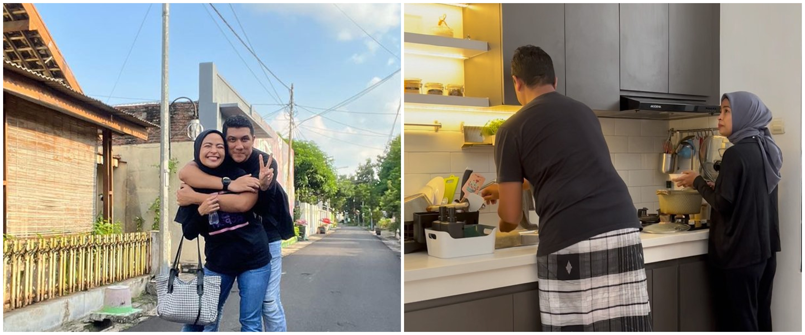 Rombak rumah hanya gegara tikus, begini 9 potret dapur kayu Tantri Kotak yang disulap jadi minimalis