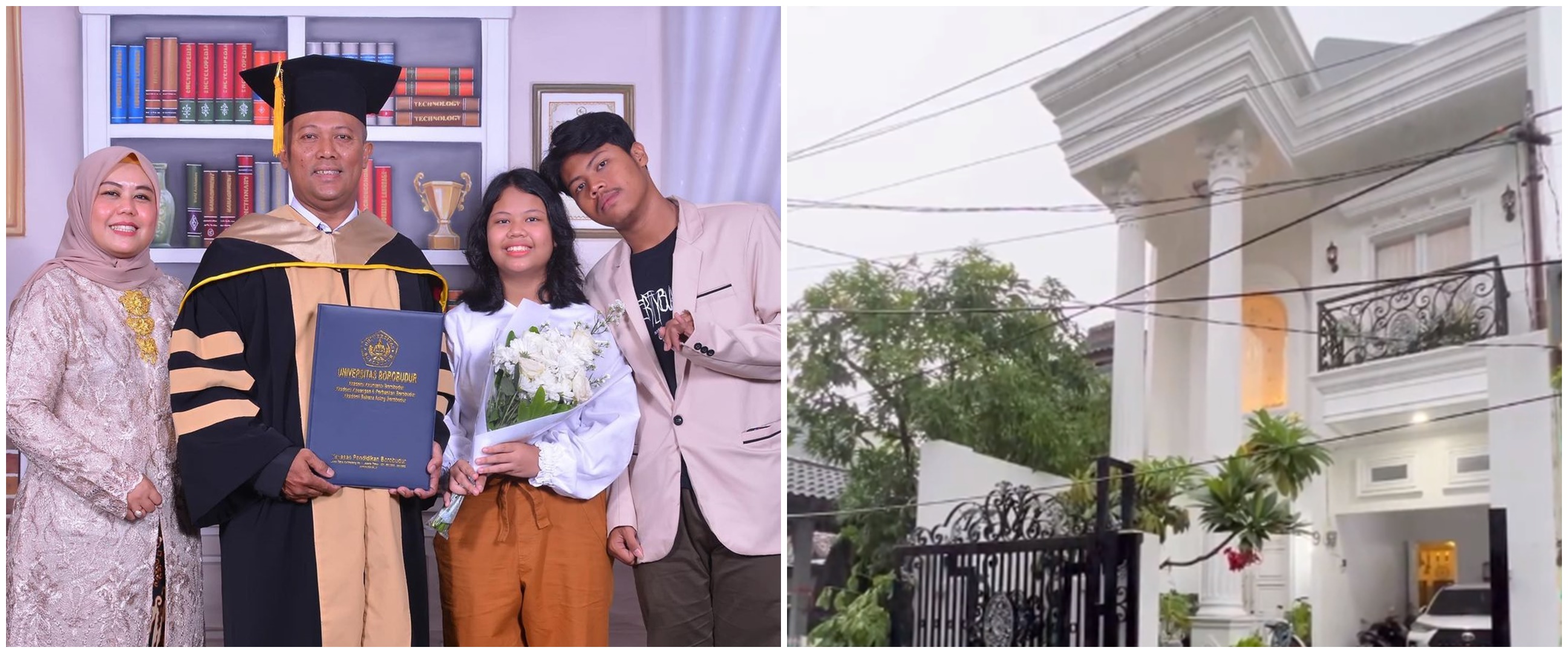 11 Tahun menabung karyawan ini sukses bangun rumah mewah, ini 11 potret rooftop bak kafe estetik
